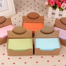 4 пачки/лот визитные карточки 11 цветов студенческие открытки своими руками винтажные пустые карточки многофункциональные карты с ручной росписью