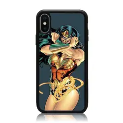 Чудо-Женщина светящийся Lasso Гитара скелет краска чехол для iPhone X/Xs/XR/Xs Max Мягкий силикон и жесткий пластик Мобильный телефон сумка