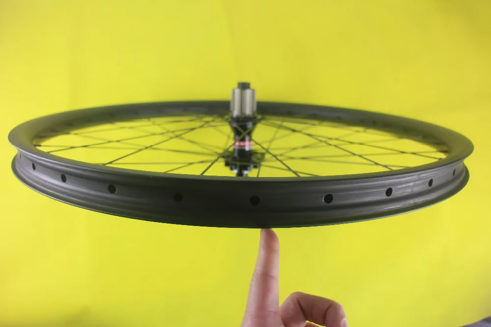27.5in MTB DH downhill mountain bike carbon rear wheel 36mm hookless