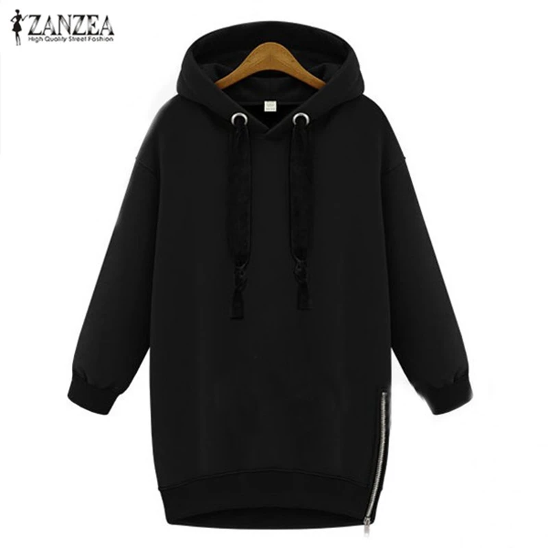 ZANZEA Women Hoodies Sweatshirt 2019 Spring Autumn Pullover Women's Hoodies & Sweatshirts