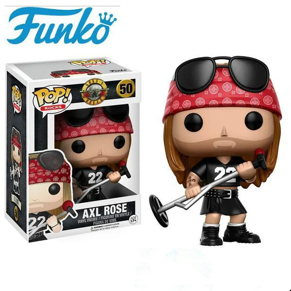 Funko pop Official Rocks: guns N Roses-Axl Rose Виниловая фигурка Коллекционная модель игрушки с оригинальной коробкой