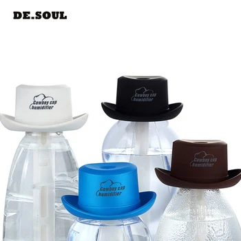 

Car Diffuser Creative USB Mini Humidifier Cowboy Hat Mineral Water Bottle Cover Car Humidifier Car Aromatherapy Machine