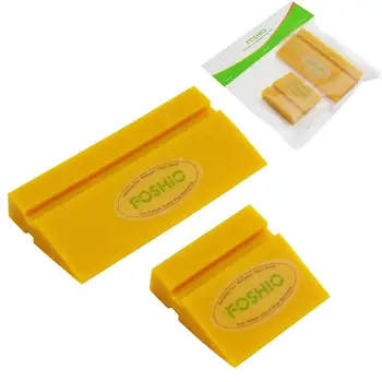 

FOSHIO 2pcs Rubber Water Wiper Squeegee Blade Auto Window Tint Vinyl Car Wrap Tool Kitchen Glass House Cleaning Scraper Washer
