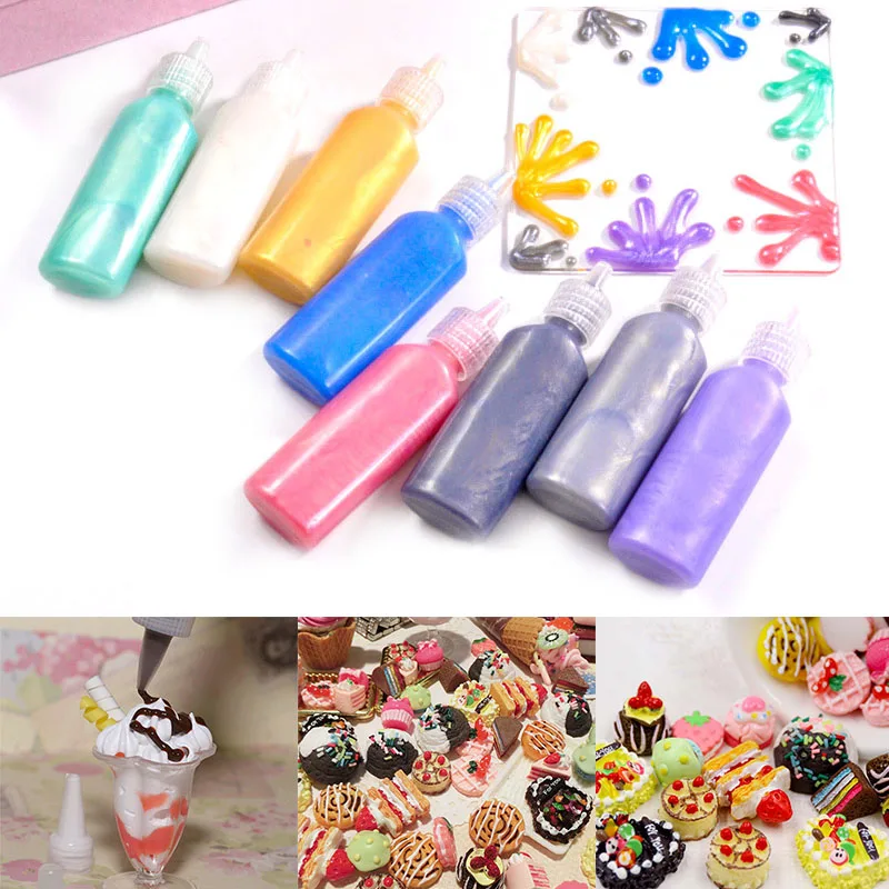 

Newly 22ml Simulation Jam DIY Cream Clay Mud Cake Handmade Shokugan Clay Crafts Tool