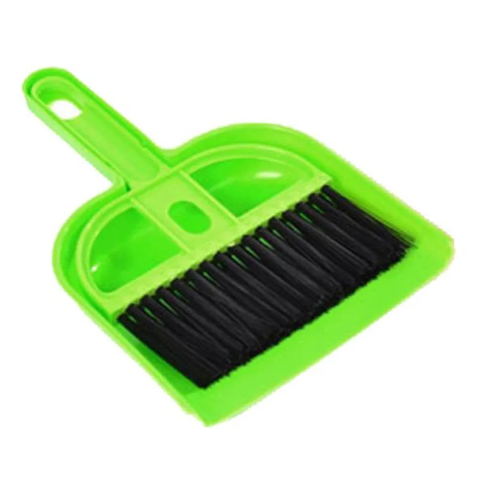 

New Mini Desktop Sweep Cleaning Brush Small Broom Dustpan Set Storage Bag