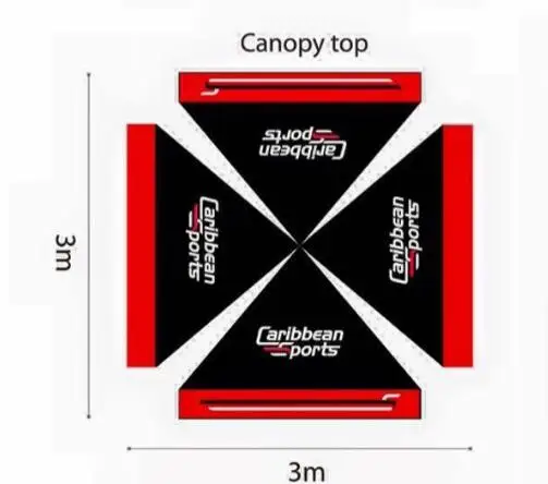 

Free Shipping 3X3m canopy of Advertising tents Print your logo (without include Aluminium alloy support frame)