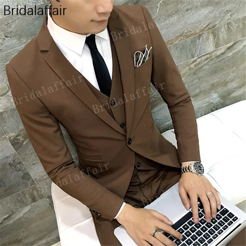 Brown-Men-Suits-2017-Slim-Fit-Style-3-Pieces-Set-Wedding-Groom-Tuxedos-Jacket-Pants-Vest
