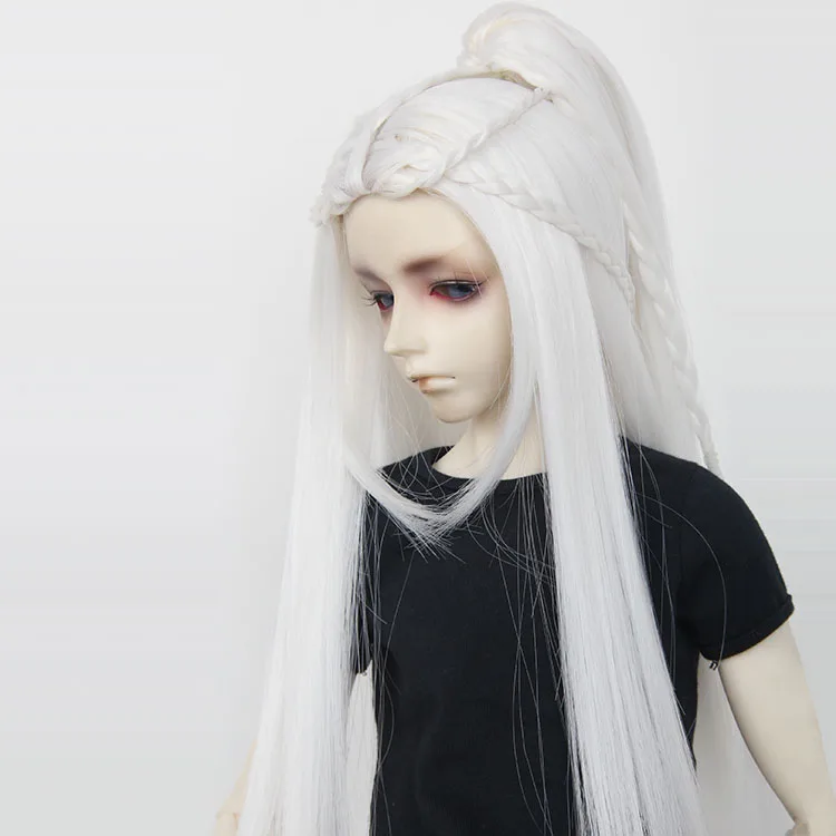 Мгновенная доставка парик для куклы BJD/SD фотонный очень длинные черные волосы