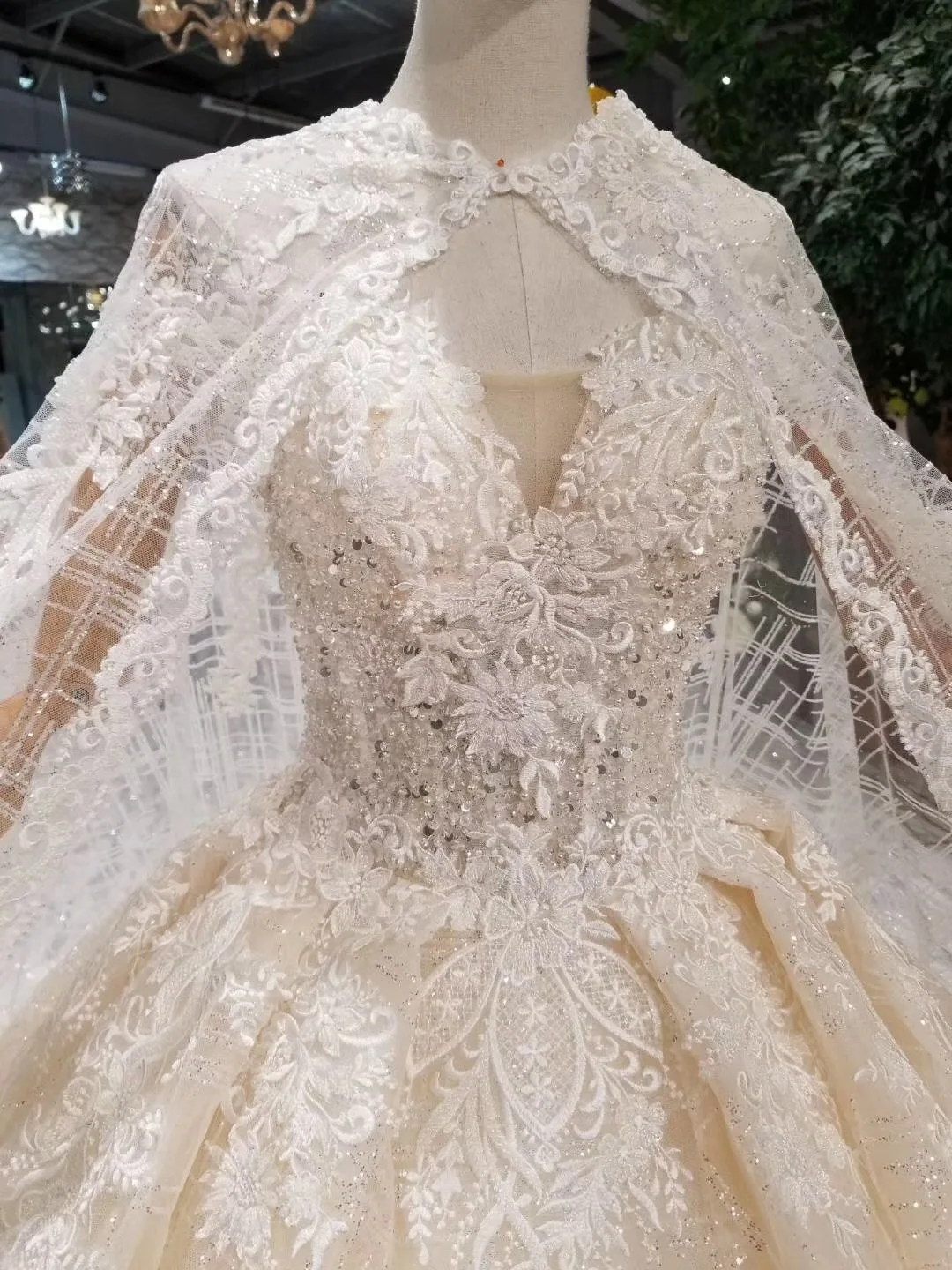 Дизайнерское платье Vestido De Noiva, настоящие фотографии, сверкающее свадебное платье, шикарные блестящие свадебные платья, бальное платье, накидка, Robe De Mariee