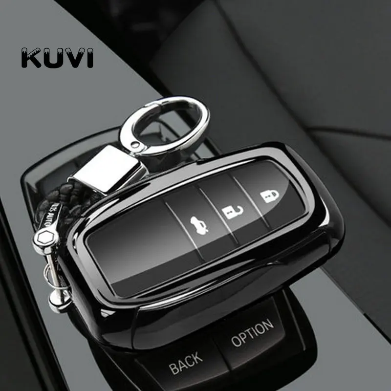 Новый ТПУ чехол для автомобильного смарт ключа Toyota Camry Coralla Crown RAV4 Highlander 2015 2 & 3