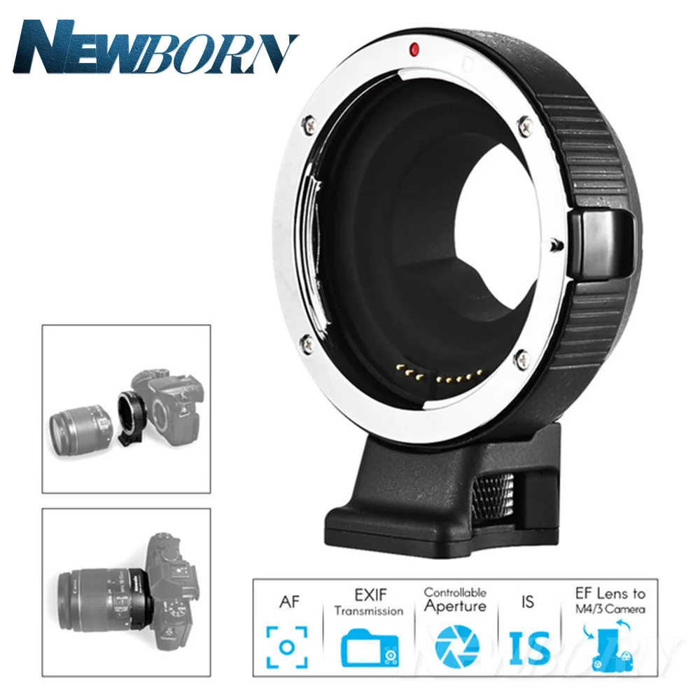 Commlite CM AEF MFT адаптер объектива для EF/EF S объектив M4/3 камеры Panasonic GH3 GH4 GH5 GX7 GF5 GF6 GM Olympus