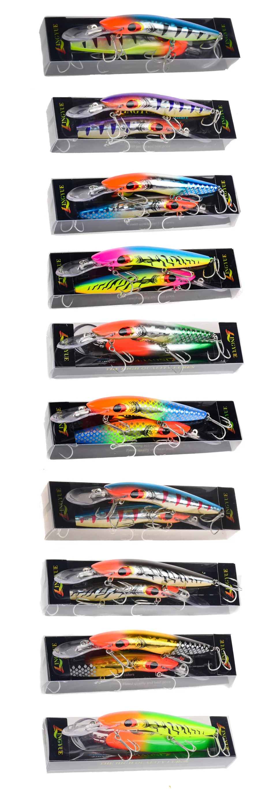 Leurre Minnow 16cm 26g nage à 8 Mètres