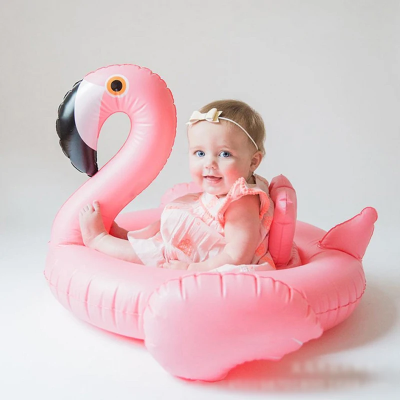 Летний детский розовый Фламинго сиденье лодка надувной Лебедь Надувные изделия для плавания игровой бассейн игрушки Чистая сумка надувной круг