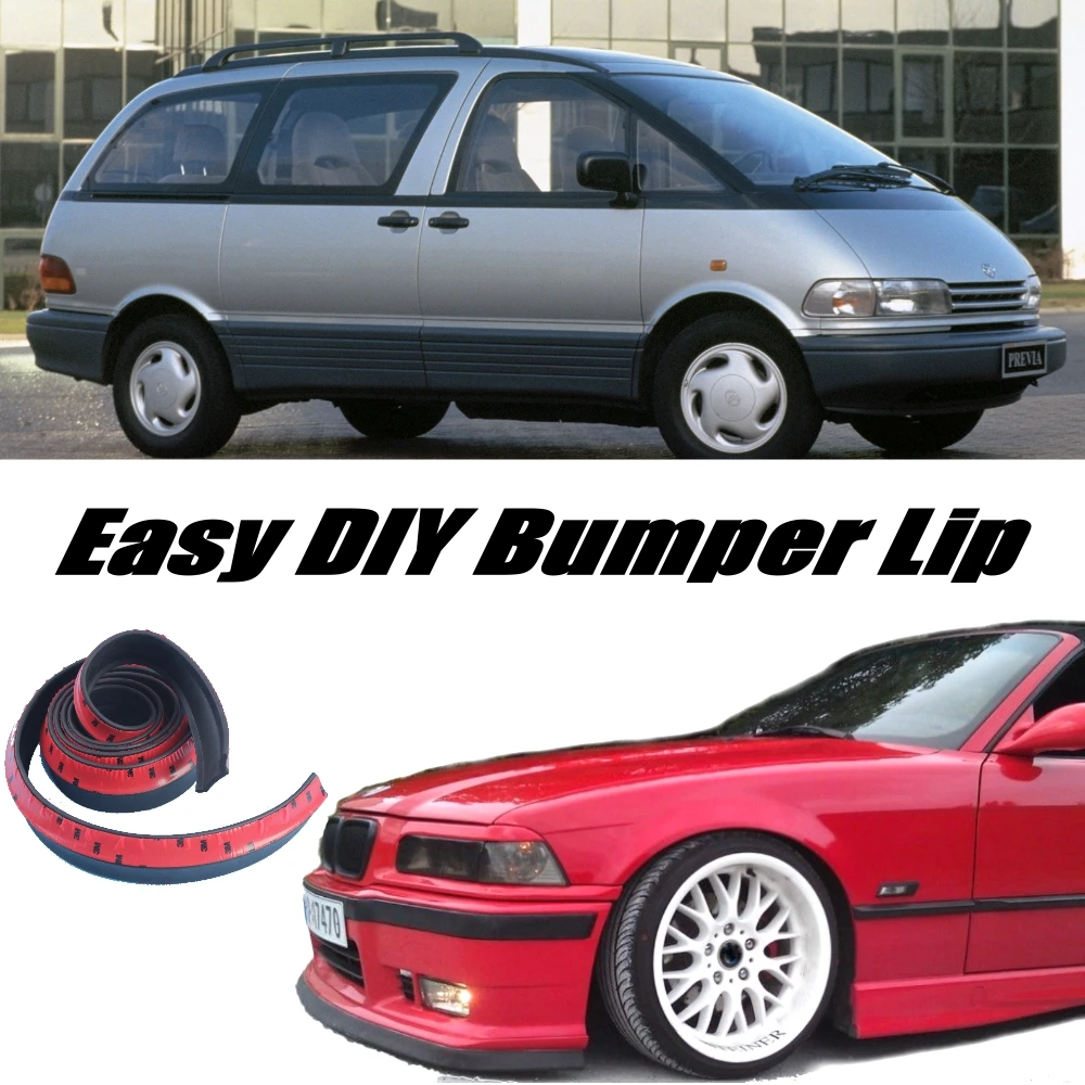 

NOVOVISU For TOYOTA Previa XR Canarado Estima Tarago Bumper Lip / Front Spoiler Deflector / TOPGEAR Body Kit Strip Skirt