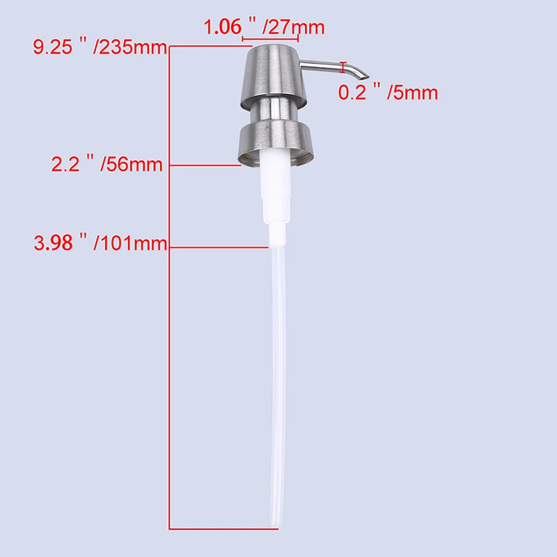 WHISM нержавеющая сталь кухня мыльный насос дозатора Жидкости Ванная комната гель для душа шампунь бутылка насос замена головки