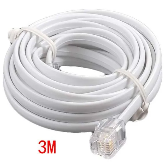 

IMC Hot Plug Adapter Cable, 10 Foot Long for Landline Telephone, White