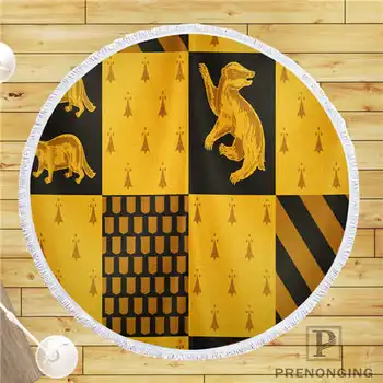 

Custom DIY Customized Microfiber Fabric hoggy-warts (1)@ Round Beach Blanket Towel Printed on Demand 150cm #19-01-28-3-44