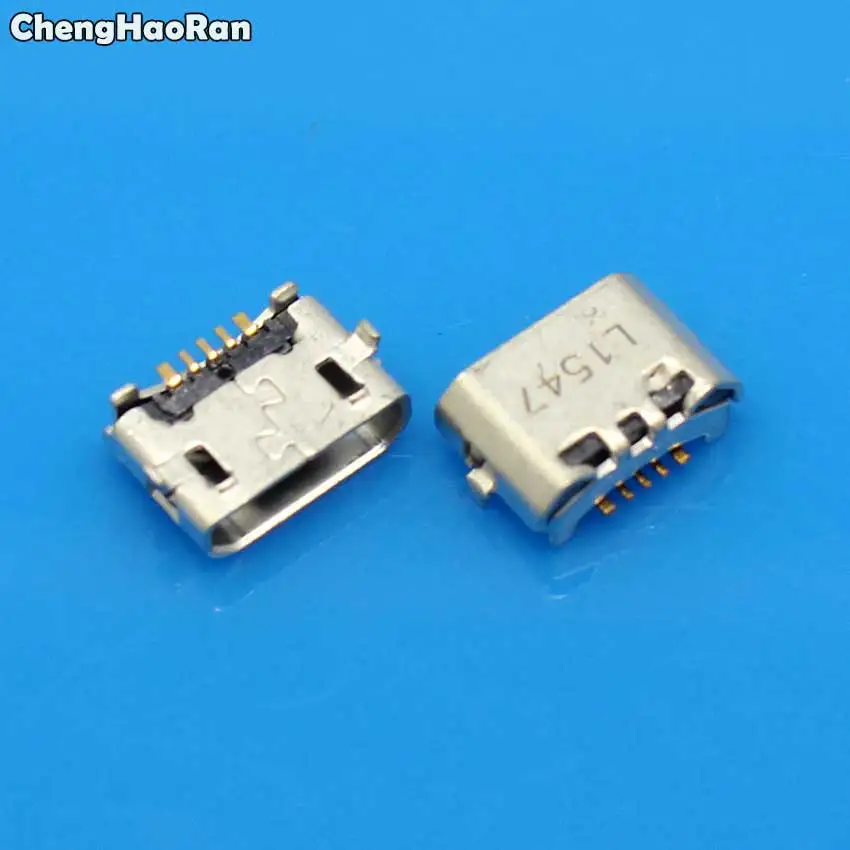 ChengHaoRan Micro USB 5pin Jack обратный бык рога зарядки порт Разъем для huawei 4X Y6 4A 4C C8817 P8 Max Lite Pro