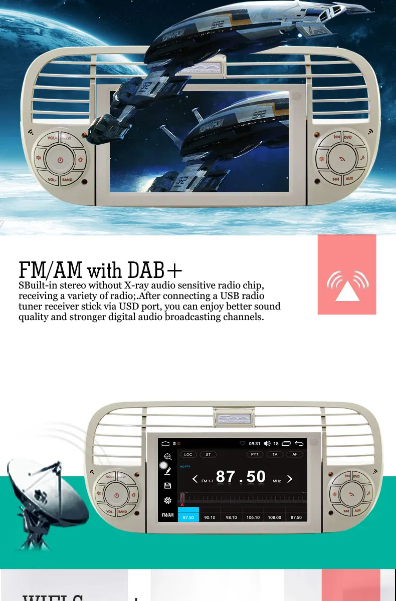 Cheap Besina Android 8.0 Car DVD Player For Fiat 500 Abarth 2007 2008 2009-2015 1 Din Car Radio GPS Navigation WiFi Canbus Multimedia 2 Cheap Besina Android 8.0 Car DVD Player For Fiat 500 Abarth 2007 2008 2009-2015 1 Din Car Radio GPS Navigation WiFi Canbus Multimedia 2