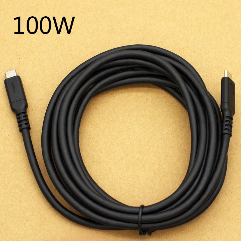 

Dual Type C line high current 100W lengthened PD fast charge Laptop charging