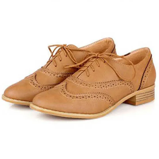 zapatos oxford mujer