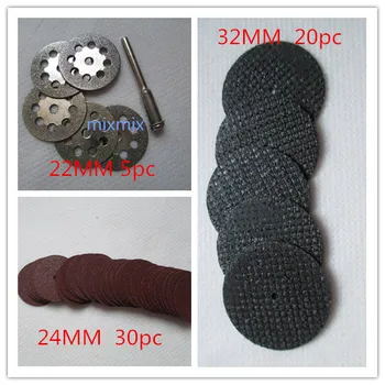 

55pcs diamond cutting disc sanding grinding wheel circular saw blade woodworking metal dremel mini drill rotary tool accessories