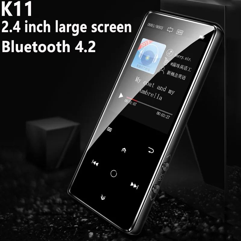 Bluetooth 4,2 сенсорный экран MP4 плеер с FM радио Запись электронная книга воспроизведения видео Портативный тонкий без потерь звук walkman