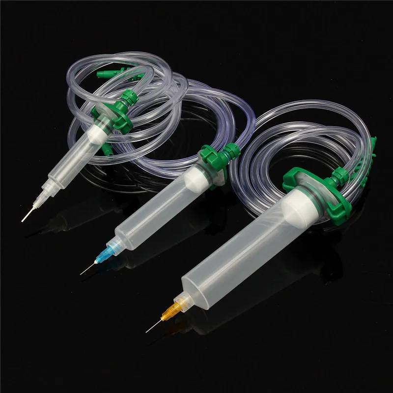 1Set Liquid Dispenser Solder Paste Welding Fluxes Adhesive Glue Syringe