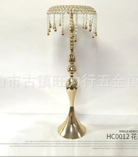 

100cm tall Wedding crystal candlestick & wedding center for table flower vase -Living room decorative vase