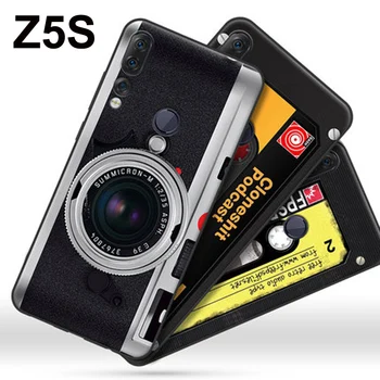 

Silicone coque For Lenovo Z5s case LenovoZ5s cover retro Painted soft phone case For Lenovo L78071 Protective Shell Z5S housing