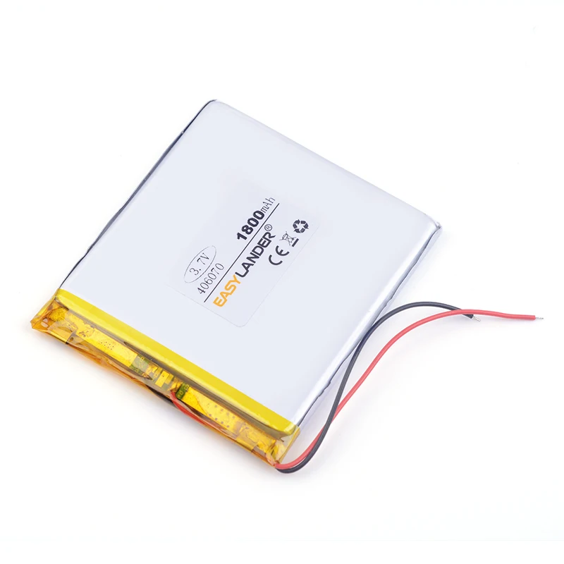 lithium ion rechargeable batteries 406070 1800MAH GPS for Mp5 Tablet