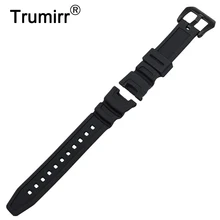 Soft Silicone Rubber Watchband Waterproof Strap for Casio G-SHOCK SGW100 Watch Band Smartwatch Sports Belt Wrist Bracelet Black