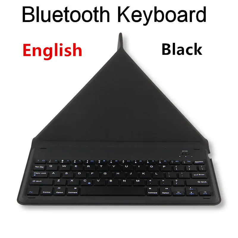 Bluetooth клавиатура для lenovo ThinkPad 10 8 GEN 2 1 A7600 S6000 A5500 A3500 A3000 S5000 Планшеты Беспроводной Bluetooth клавиатура чехол - Цвет: black English