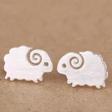 Jisensp модные серьги-капельки в форме животных милые короткие носки для малышей серьги-клипсы в форме овец современных девушек детская одежда для рождественских подарков ювелирных украшений оптом pendientes