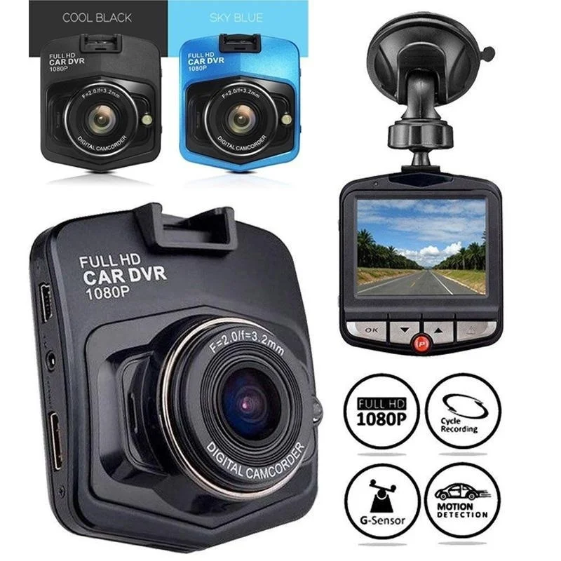 

Vehemo 2.4 Inches Wide Angle Camcorder DVR Support TF Card Driving Recorder Car Camera Automobile Smart Auto Power-Off Dash Cam