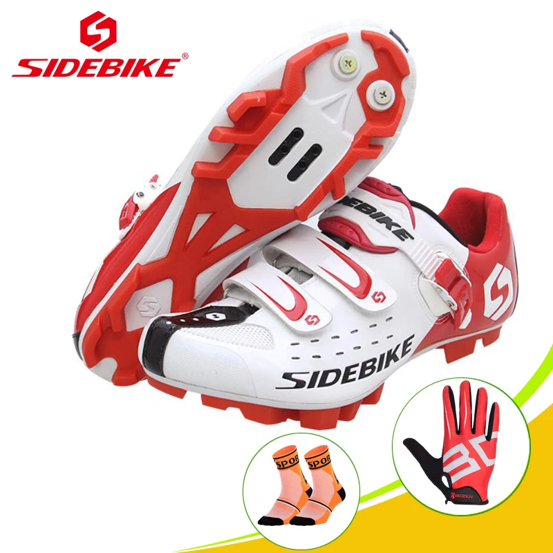 

SIDEBIKE MTB Cycling Shoes Men Breathable Sapatilha Ciclismo Mountain Bike Shoes Women Bicycle Self-locking spd Cycling Sneakers