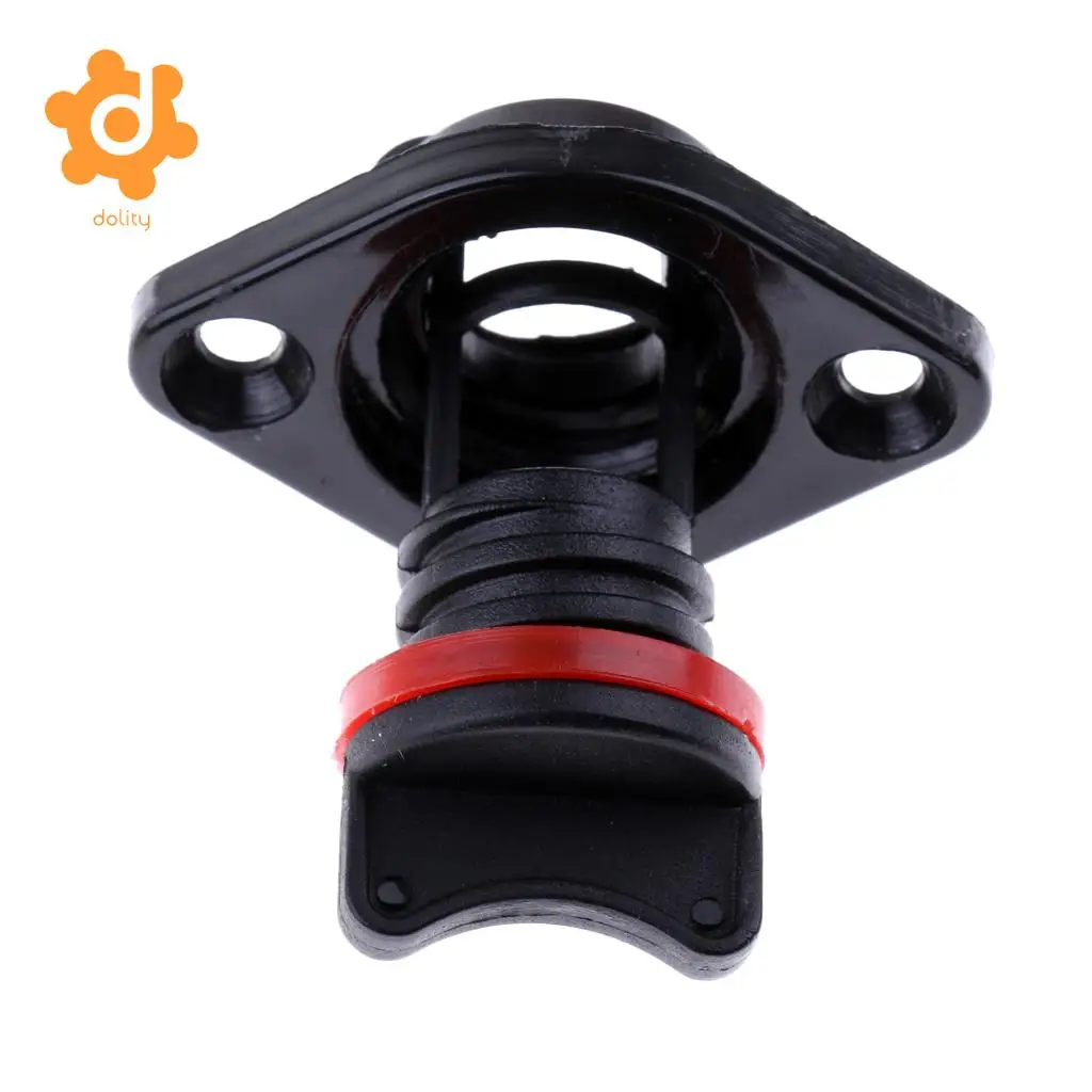 Standard 25mm 1'' Nylon Boat Drain Plug Bung Fishing Kayak Raft Accessories Black Nylon Boat Bung Screw Type Drain Plug