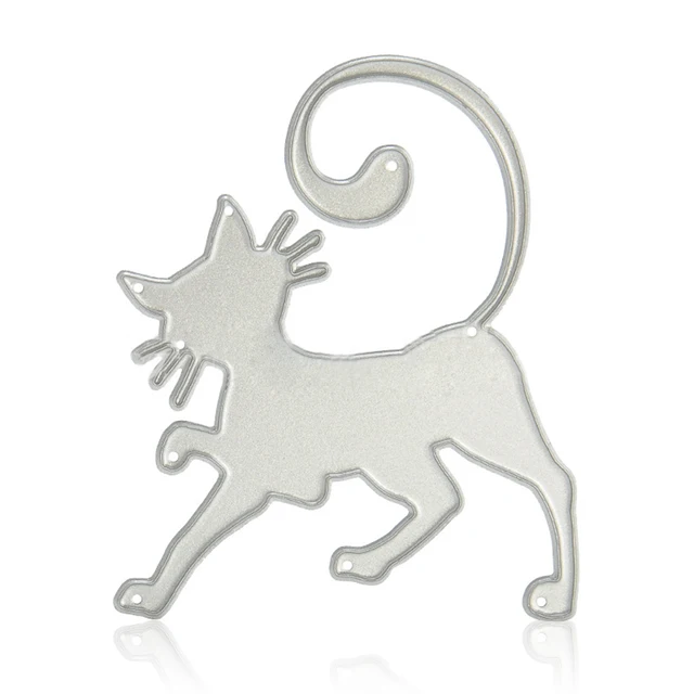 Carbon Steel Metal Elephant Cat Cake Stencils Cutting S Diy Card Carbon Steel Metal Elephant Cat Cake Stencils Cutting S Diy Card Making Tool Silver Template