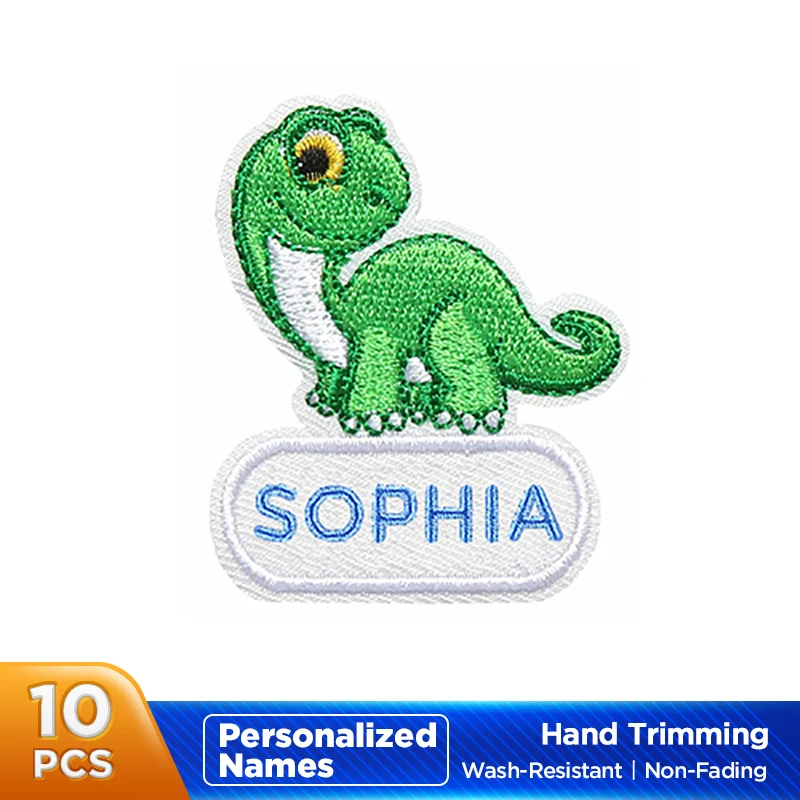 

DIY Baby Bibs Accessories Personalized Names Stickers Only Sewn Newborn Feeding Bib Cloth Embroidery BCX06
