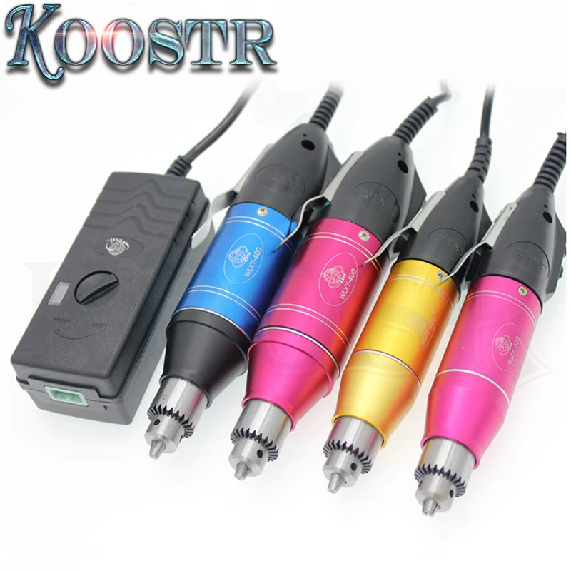 

Mini Electric Hand Drill Adjustable Variable Speed Electric Drill Grinding Polishing Miniature Power Tools with Tool Box