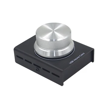 

Audio Volume Controller USB Volume Control Computer Speaker Adjuster with One Key Mute Function
