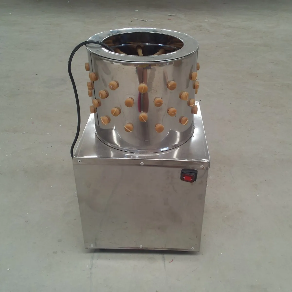 Stainless Steel Chicken Plucker Plucking Machine Poultry Duck Quail Depilator