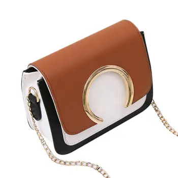 

Sleeper #4005 Women's Fashion Ring Decoration Patchwork Cross Body Shoulder Bags bolsos mujer 2018