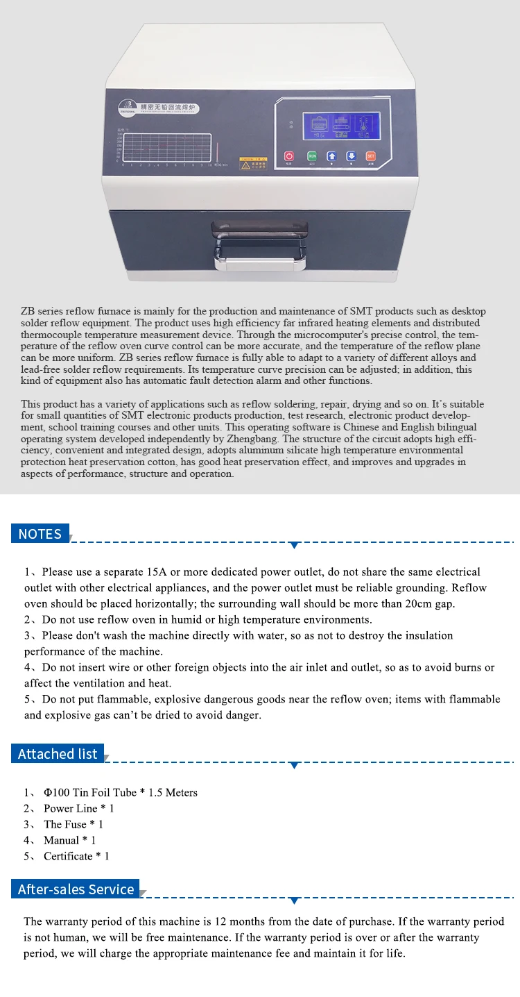700W Infrared heating desktop Reflow Oven,reflow solder oven,PCB soldering station,drawer type reflow oven for PCB soldering soldering iron station