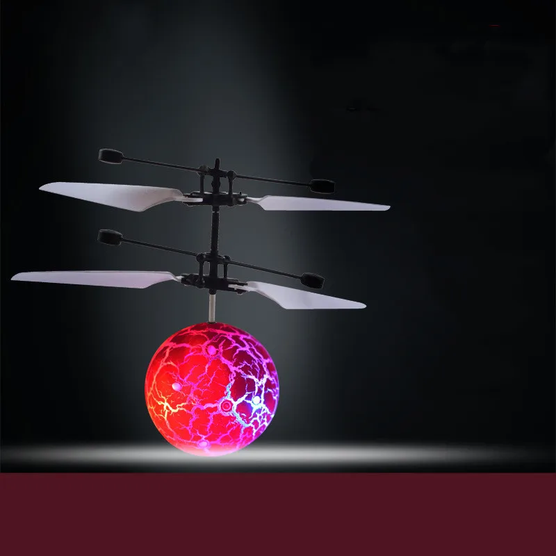 CLAITE Красочные Летающий светящиеся шары малыша летающий мяч анти-стресс Drone вертолет Инфракрасный Индукционная самолет игрушки