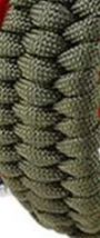 JINSE Открытый Спорт Кемпинг Туризм выживания браслет шнур браслет аварийный веревка военный аварийный выживания браслет ST002 - Окраска металла: army green
