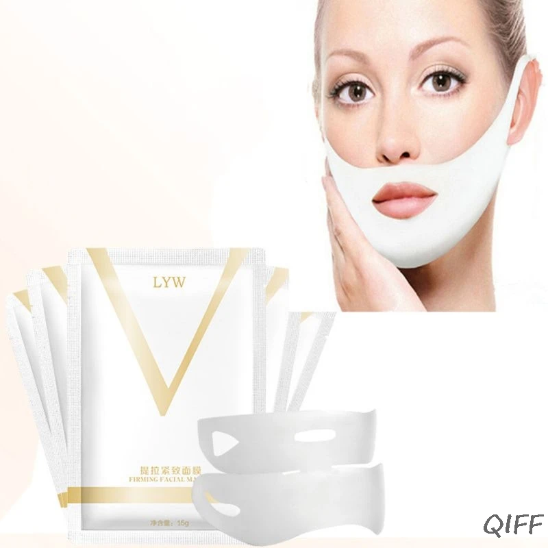 

Women 4D Double Chin V Face Tension Firming Mask Slimming Eliminate Edema Lifting Gel Patch Anti Wrinkle Beauty Skin Care Too