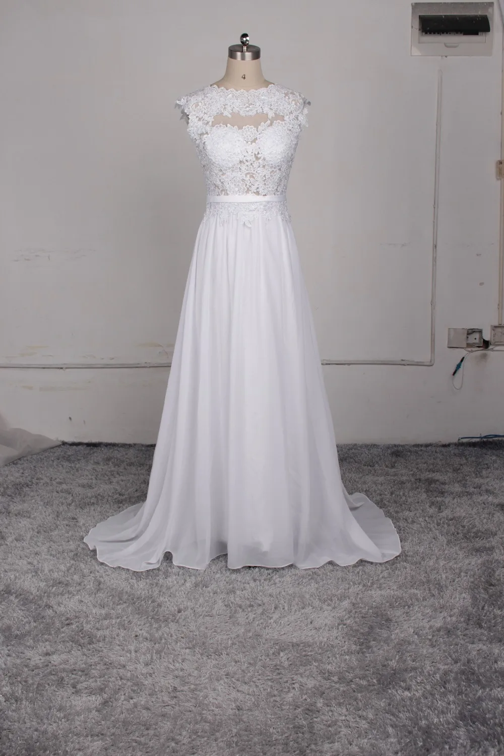 

Bohemian Wedding Dress 2018 New Chiffon Beach Bridal Gowns Cheap Custom Vestidos de Novia