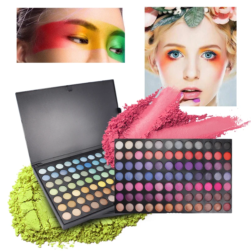 

BearPaw 168 Colors set Glitte Eyeshadow Palette Eyes Shimmer Matte Eye shadow Professional Makeup Tools Beauty Women Comestic