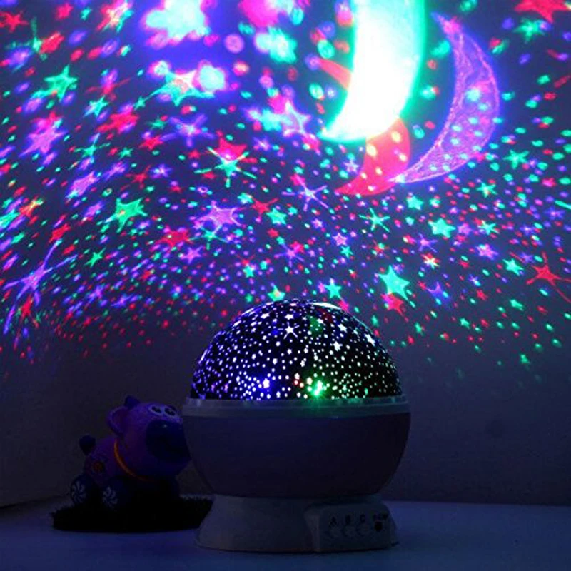 Romantic Rotating Spin Night Light Projector (12)